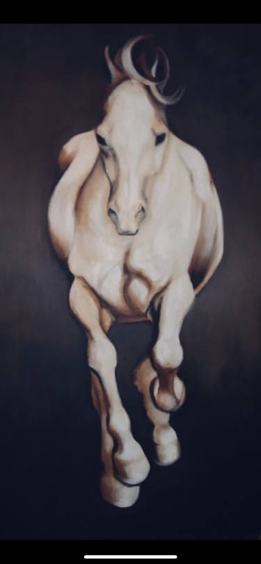 Original Horse Paintings by Heather Van Wolf