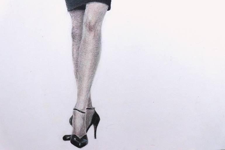 Original Figurative People Drawing by Alexa Snyder