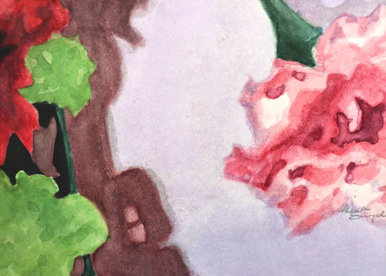 Original Illustration Floral Painting by Alexa Snyder