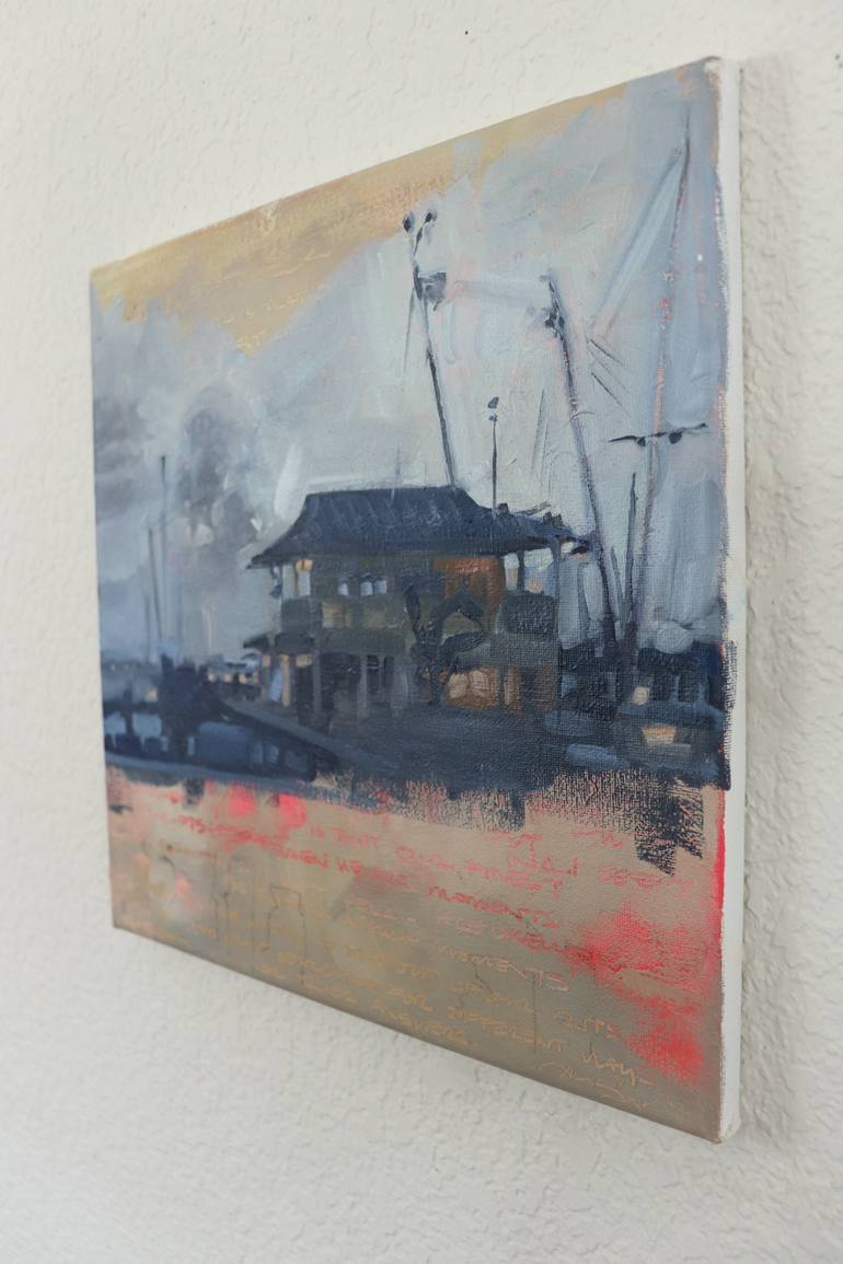 Original Abstract Water Painting by Alexa Snyder
