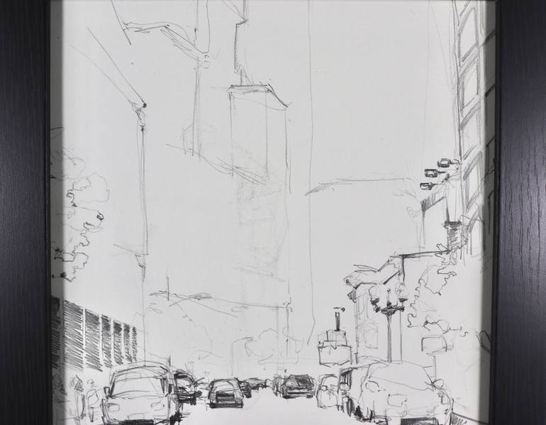 Original Illustration Cities Drawing by Alexa Snyder