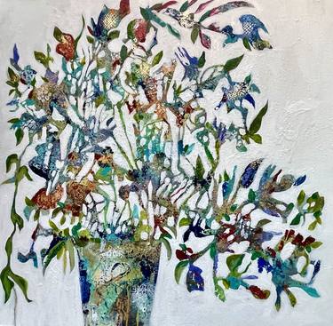 Original Abstract Botanic Paintings by Dl Watson