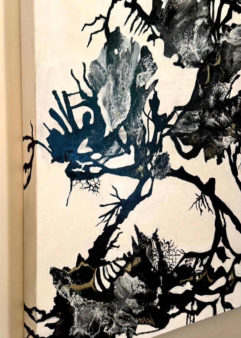Original Abstract Expressionism Abstract Painting by Dl Watson