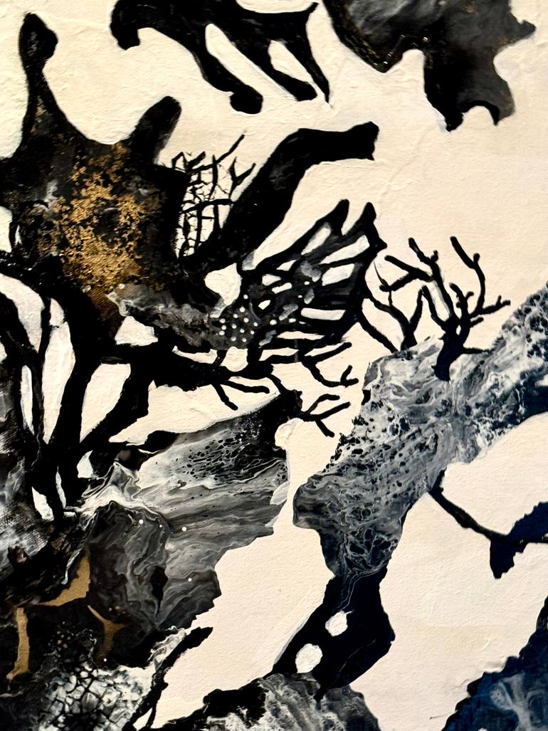 Original Abstract Expressionism Abstract Painting by Dl Watson