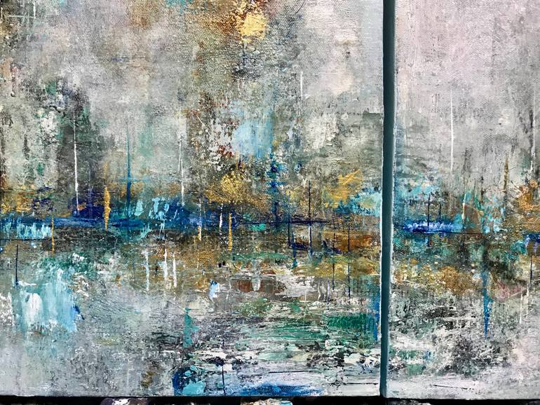 Original Abstract Expressionism Abstract Painting by Dl Watson