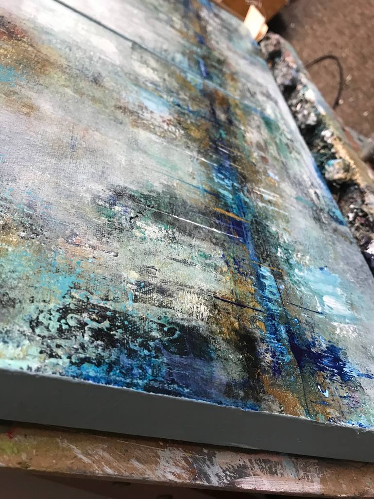 Original Abstract Expressionism Abstract Painting by Dl Watson