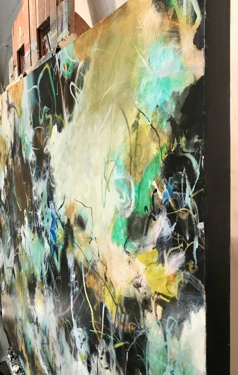 Original Abstract Expressionism Abstract Painting by DL Watson