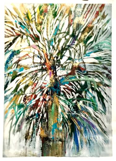 Print of Abstract Expressionism Botanic Paintings by DL Watson