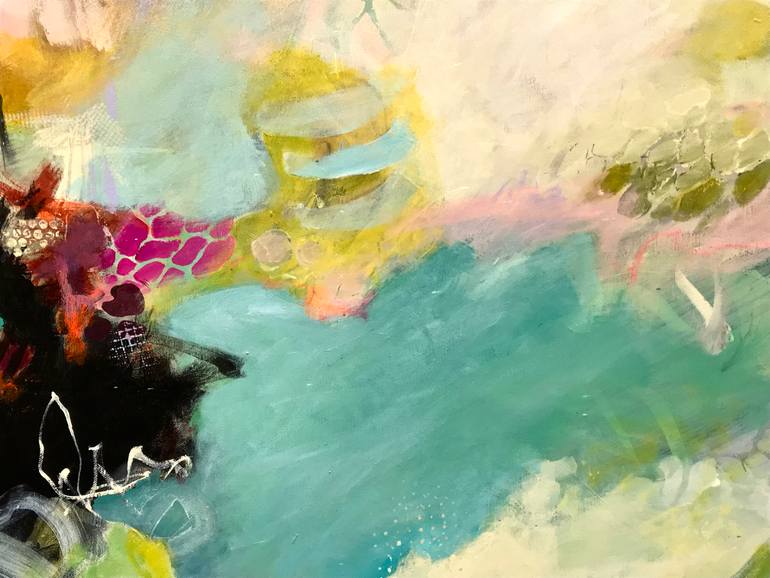 Original Abstract Expressionism Abstract Painting by Dl Watson