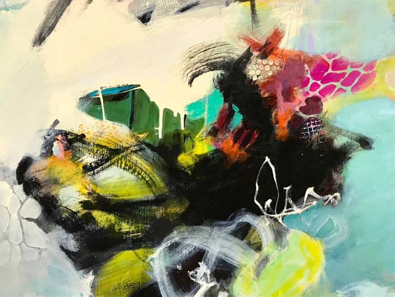 Original Abstract Expressionism Abstract Painting by Dl Watson