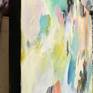 Spontaneous action piece , very modern, ready to hang , no need for framing.