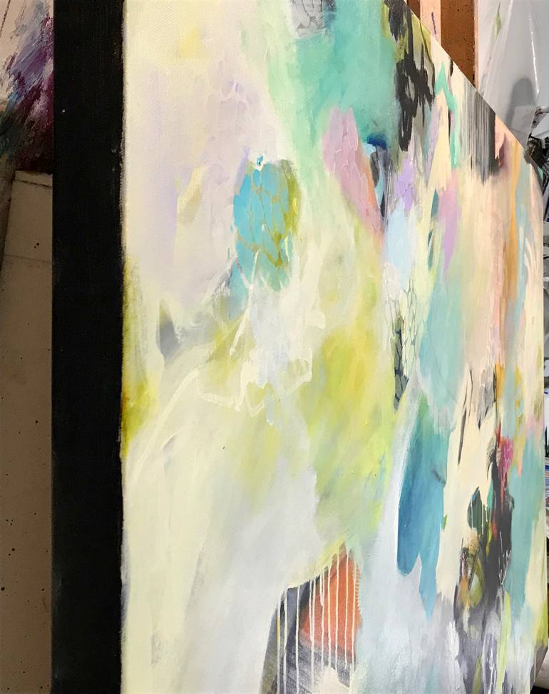 Original Abstract Expressionism Abstract Painting by Dl Watson