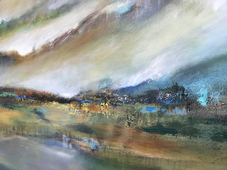 Original Abstract Landscape Painting by DL Watson