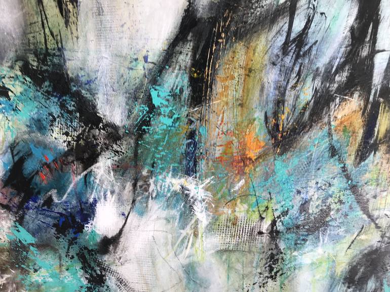 Electric Blues Painting by DL Watson | Saatchi Art