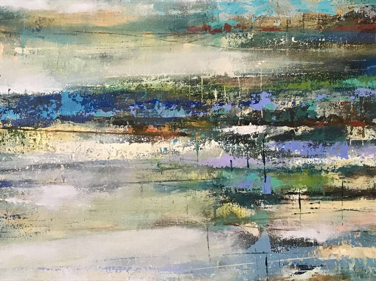 Original Abstract Landscape Painting by DL Watson