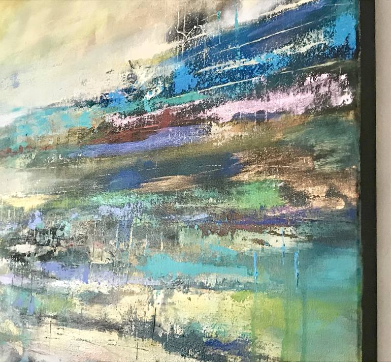 Original Abstract Landscape Painting by DL Watson