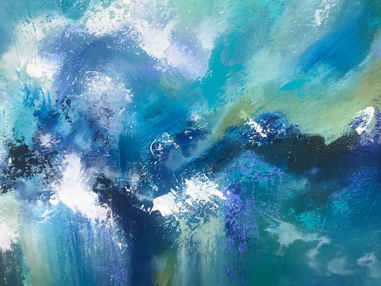Original Abstract Expressionism Abstract Painting by Dl Watson