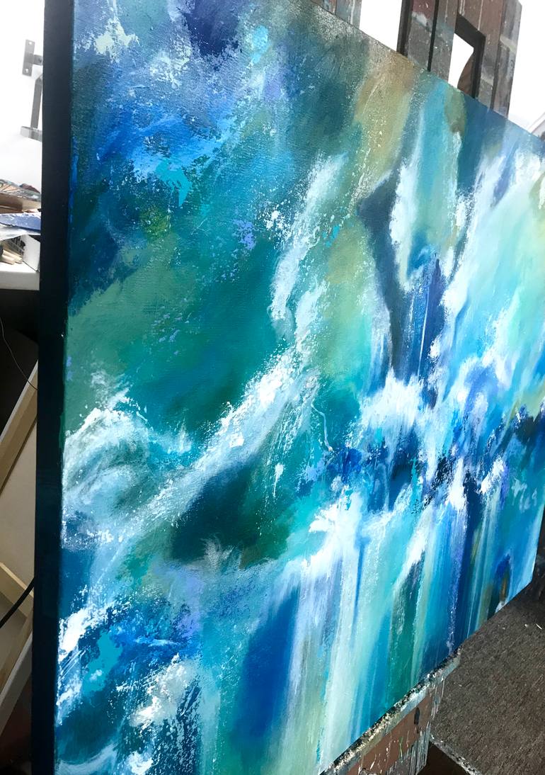 Original Abstract Expressionism Abstract Painting by Dl Watson