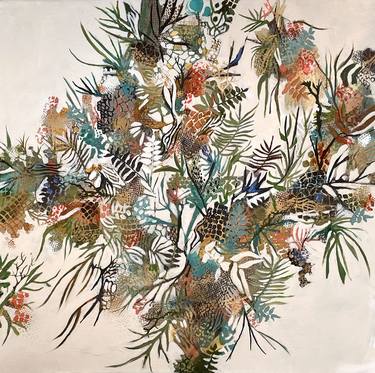 Original Expressionism Botanic Paintings by DL Watson