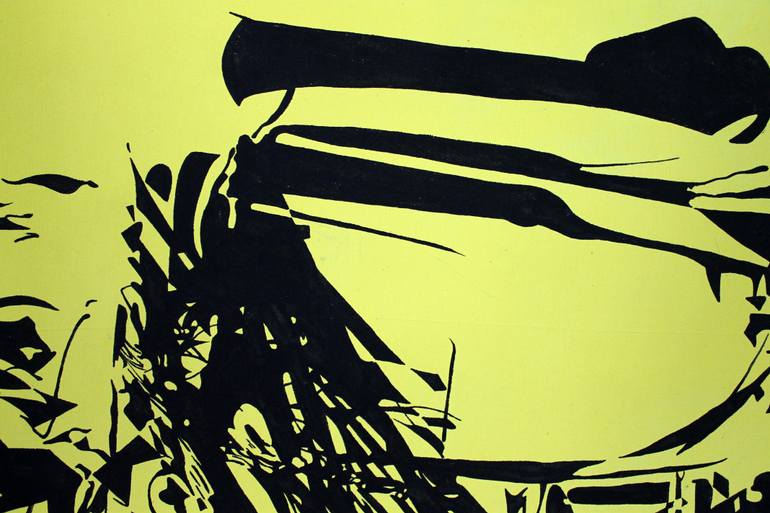 Original Conceptual Abstract Painting by Erasmo Torres