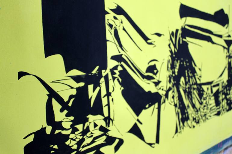 Original Conceptual Abstract Painting by Erasmo Torres