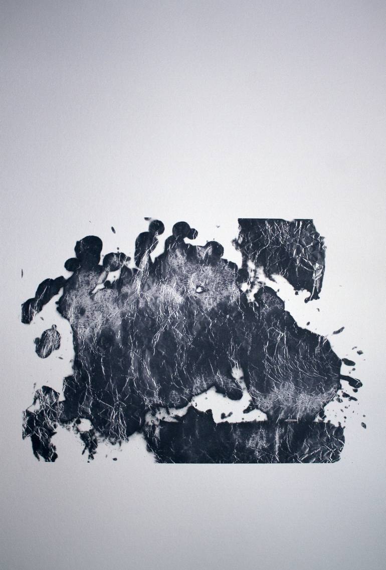 Original Abstract Printmaking by Erasmo Torres