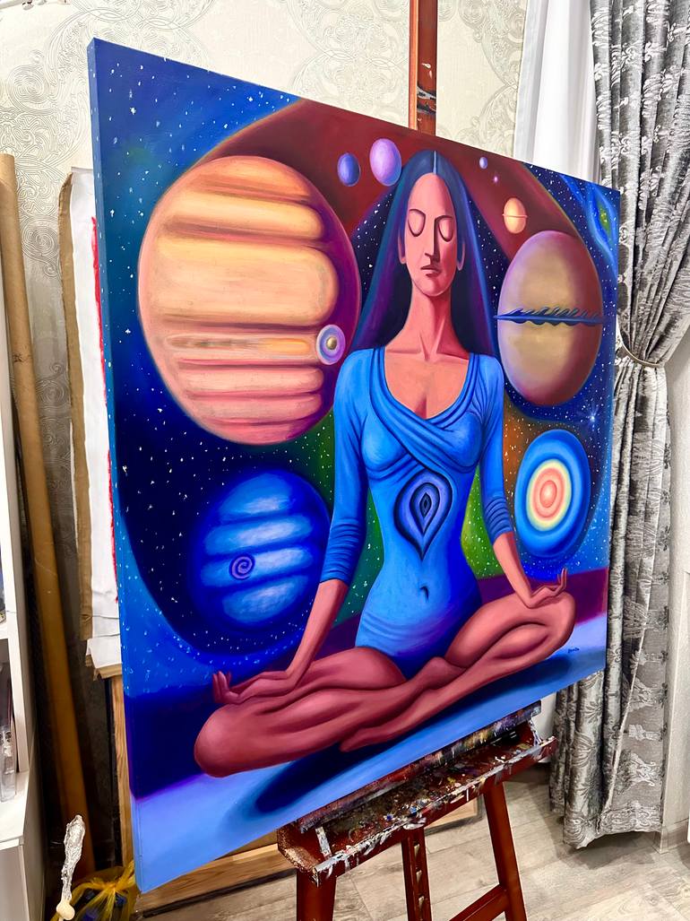 Original Digital Art Abstract Painting by Kamilla Zarbaliyeva