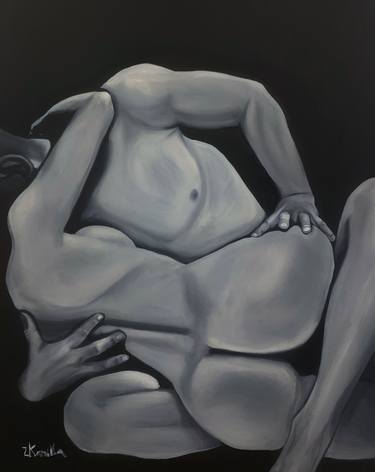 Original Realism Erotic Paintings by Kamilla Zarbaliyeva