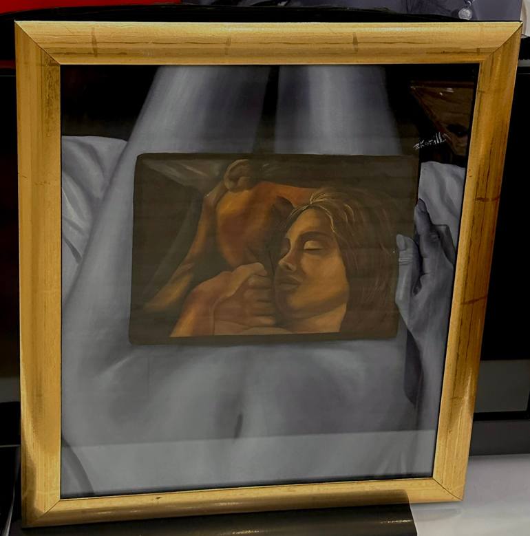 Original Surrealism Nude Painting by Kamilla Zarbaliyeva