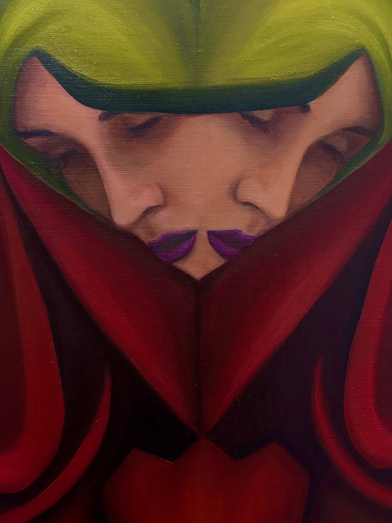 Original Surrealism Women Painting by Kamilla Zarbaliyeva