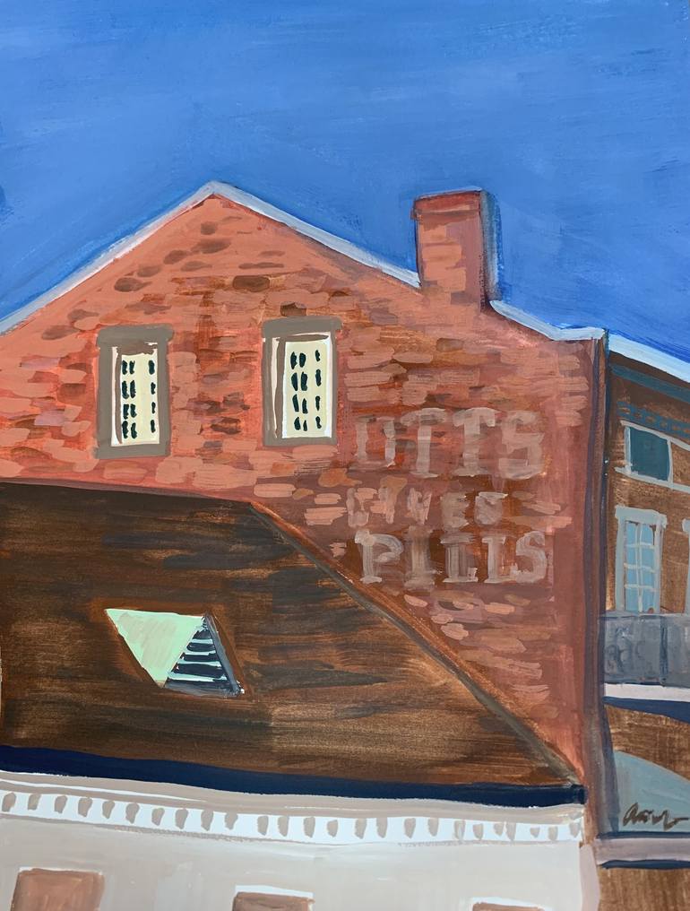 Print of Modernism Architecture Paintings by Alice Lo