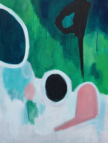 Original Abstract Garden Paintings by Alice Lo