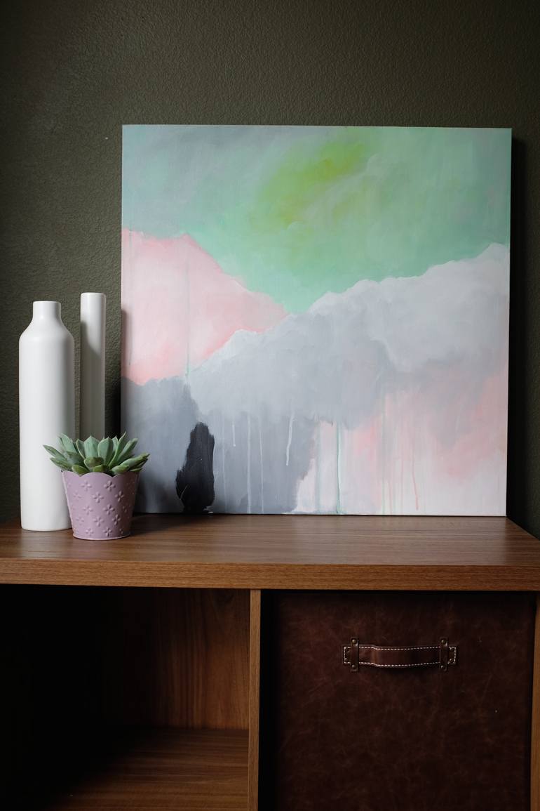 Original Abstract Landscape Painting by Alice Lo