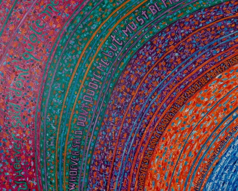 Original Abstract Expressionism Abstract Painting by K Houston