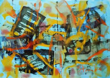 Original Abstract Paintings by Stanislav Bojankov