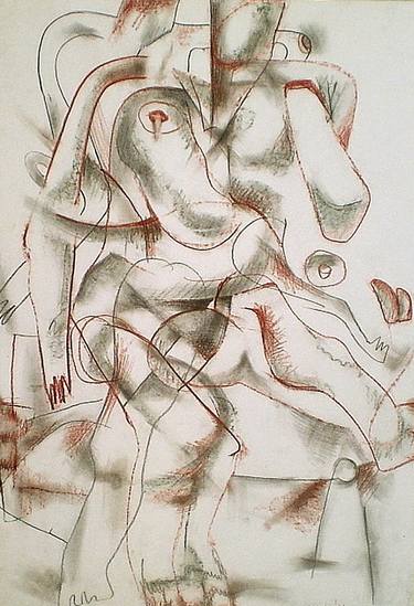 Print of Erotic Drawings by Stanislav Bojankov