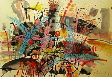 Print of Abstract Expressionism Landscape Paintings by Stanislav Bojankov