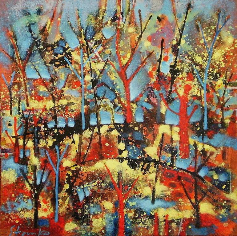 Autumn-XIV Painting by Stanislav Bojankov | Saatchi Art