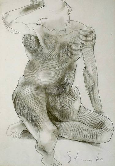 Original Nude Drawings by Stanislav Bojankov