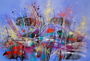 Original Abstract Expressionism Landscape Paintings by Stanislav Bojankov