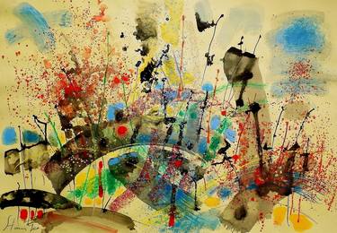 Print of Abstract Expressionism Music Paintings by Stanislav Bojankov