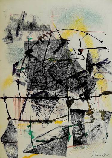 Print of Abstract Expressionism Abstract Drawings by Stanislav Bojankov