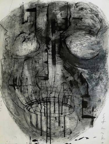 Print of Abstract Portrait Drawings by Stanislav Bojankov