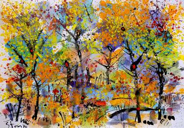 Print of Seasons Paintings by Stanislav Bojankov