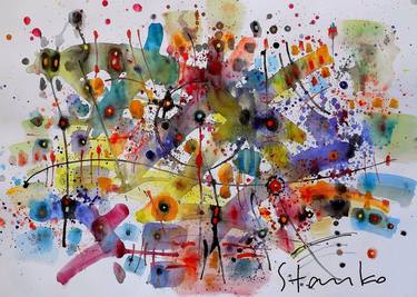 Print of Abstract Expressionism Music Paintings by Stanislav Bojankov