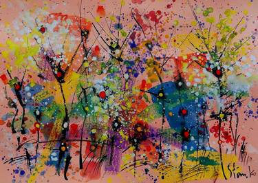 Print of Abstract Expressionism Seasons Paintings by Stanislav Bojankov