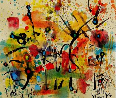 Print of Abstract Expressionism Music Paintings by Stanislav Bojankov