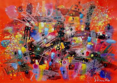 Print of Abstract Expressionism Abstract Paintings by Stanislav Bojankov