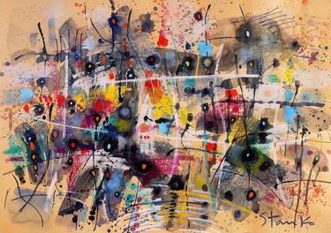 Original Abstract Expressionism Music Paintings by Stanislav Bojankov