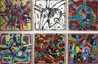 Original Abstract Paintings by Stanislav Bojankov